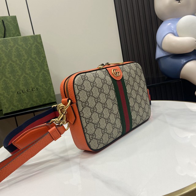 gucci專櫃新款相機包 古馳Ophidia系列小號GG斜挎包 jcp2254